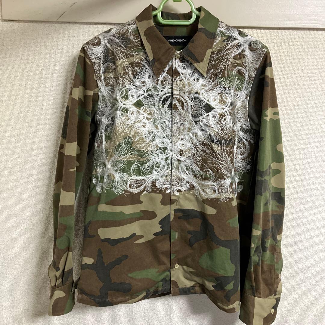 J*J様 PHENOMENON フェノメノン 11AW バロック刺繍 迷彩 セッ PHENOMENON 11AW バロック刺繍 M-65 迷彩ジャケット Mサイズ - メルカリ