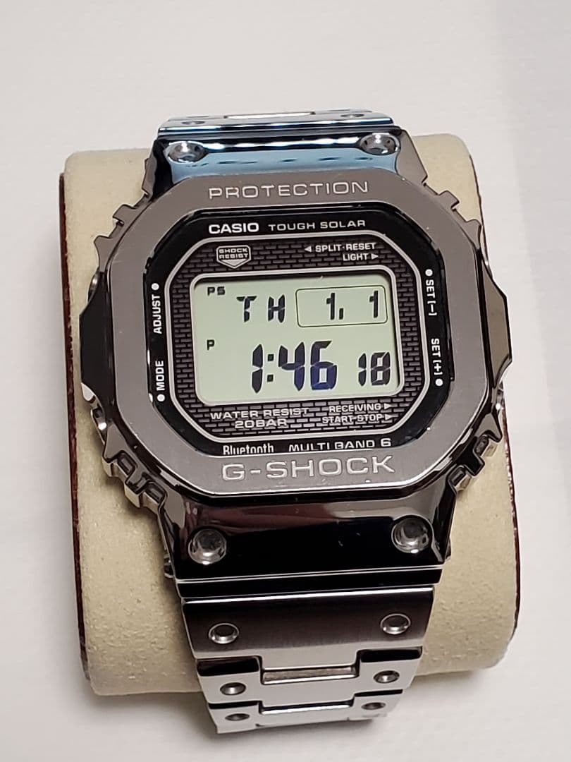【美品/保証期間内】G-SHOCK タフソーラー GMW-B5000D-1JF G-SHOCK カシオ Gショック GMW-B5000D-3JF スマートフォンリンク機能