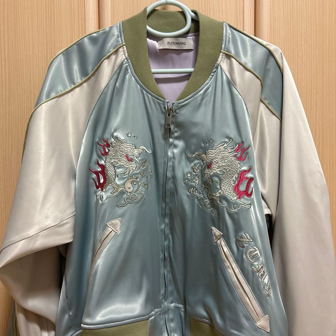 ずとまよ スカジャン ずとまよ 香辛龍 スカジャン (Purple) - メルカリ