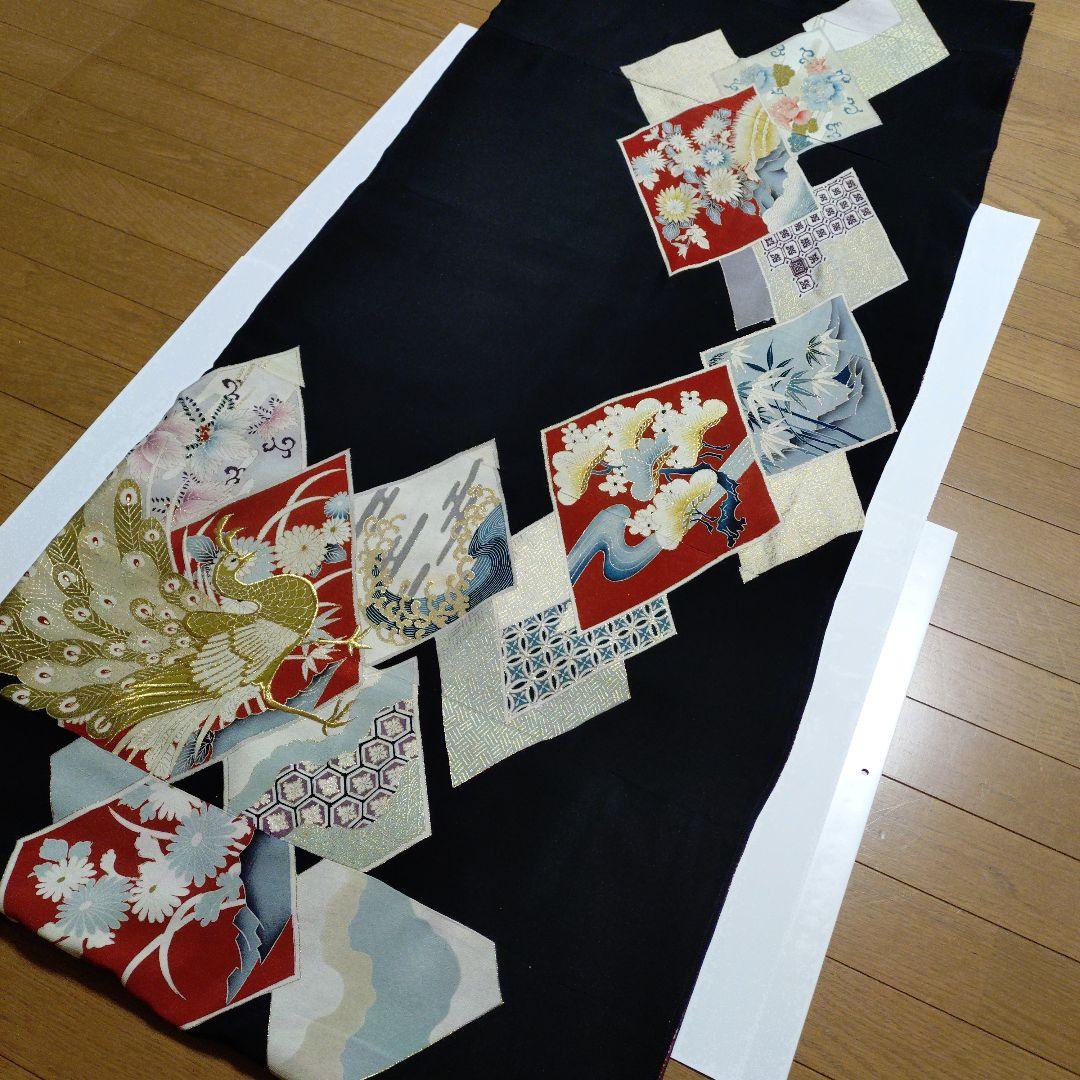 モ*ミ様 【着物リメイク】大判モモンガコート リバーシブル 3way 和洋