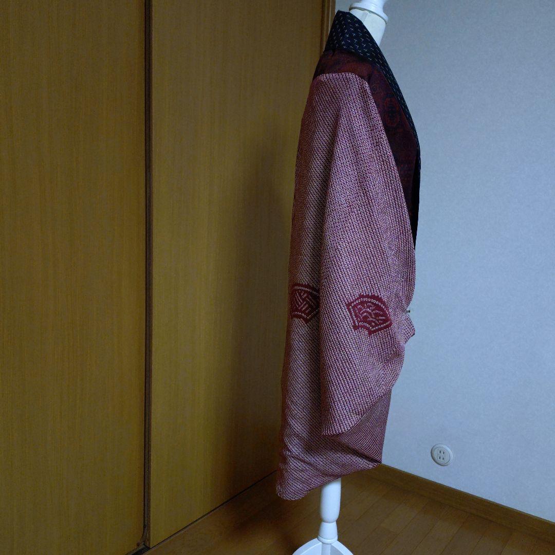 モ*ミ様 【着物リメイク】大判モモンガコート リバーシブル 3way 和洋