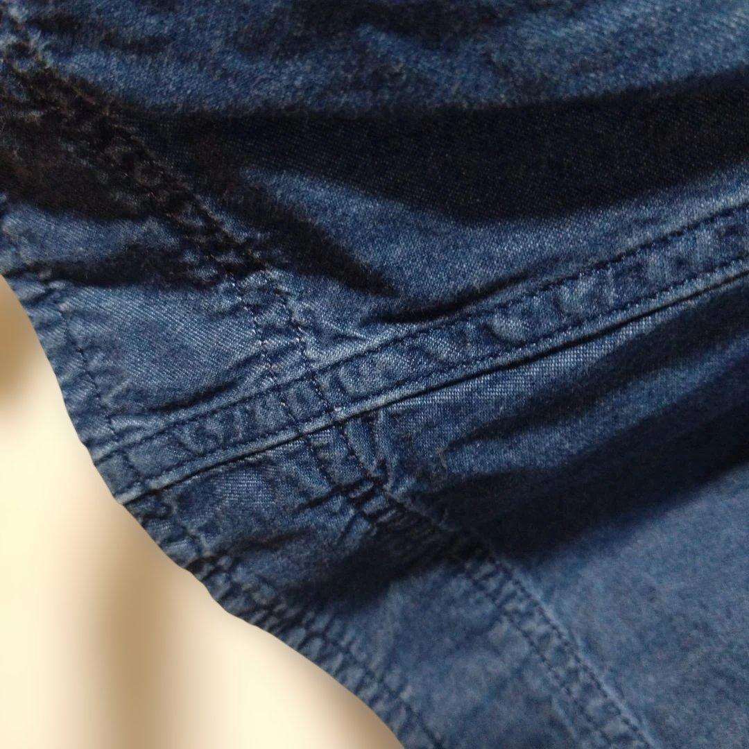 CASEYCASEY デニム Vネック 七分袖デニムワンピース - メルカリ