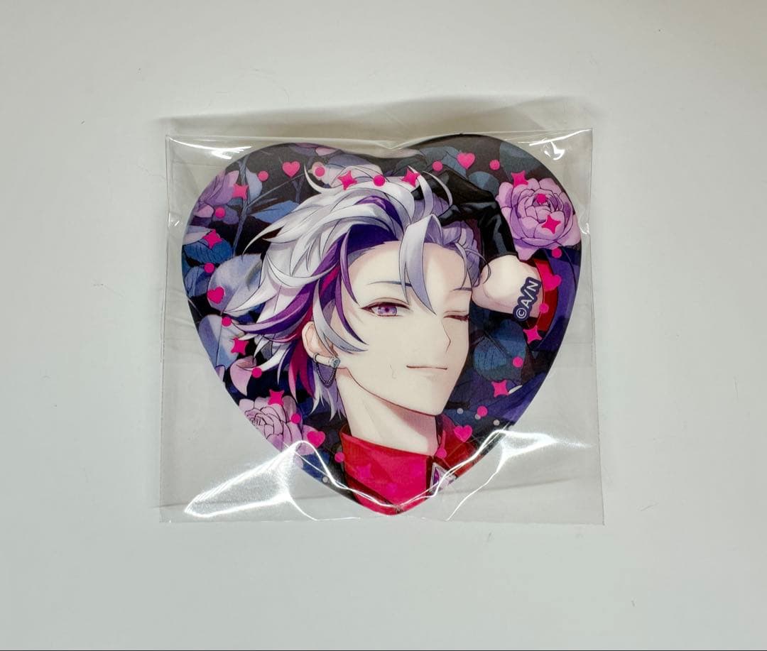 にじさんじ Rose Valentine ハート 缶バッジ レア 不破湊 - メルカリ