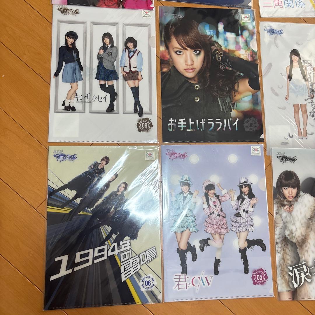 AKB48 クリアファイル 12枚セット - メルカリ