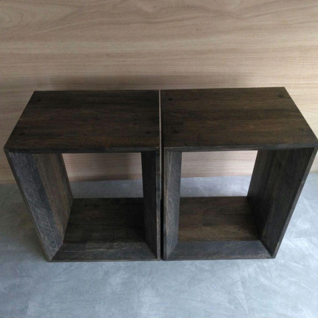 木製スピーカースタンド一対