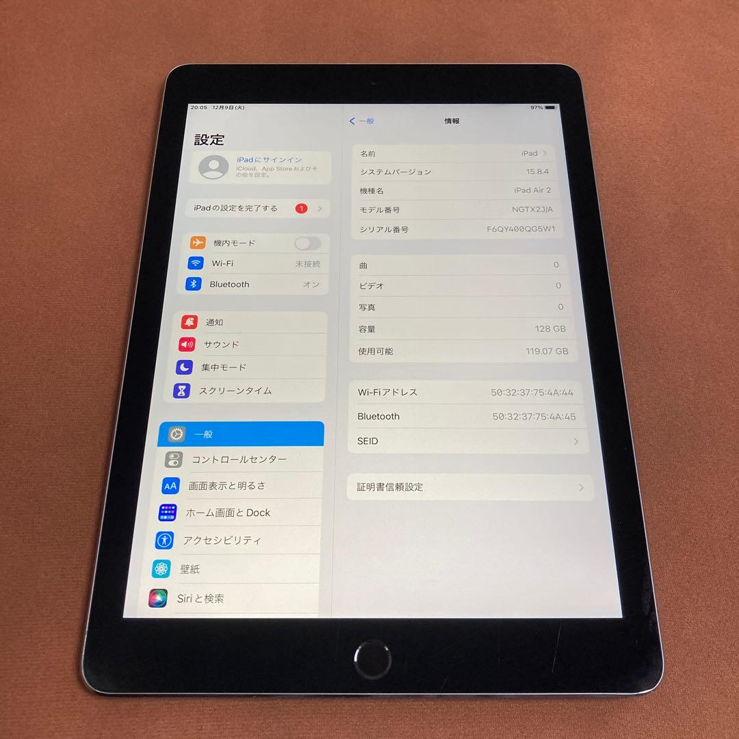 176【早い者勝ち】電池良好☆iPad Air2 128GB WIFIモデル☆ 857【早い者勝ち】電池良好☆iPad Air2 16GB WIFIモデル☆ - メルカリ