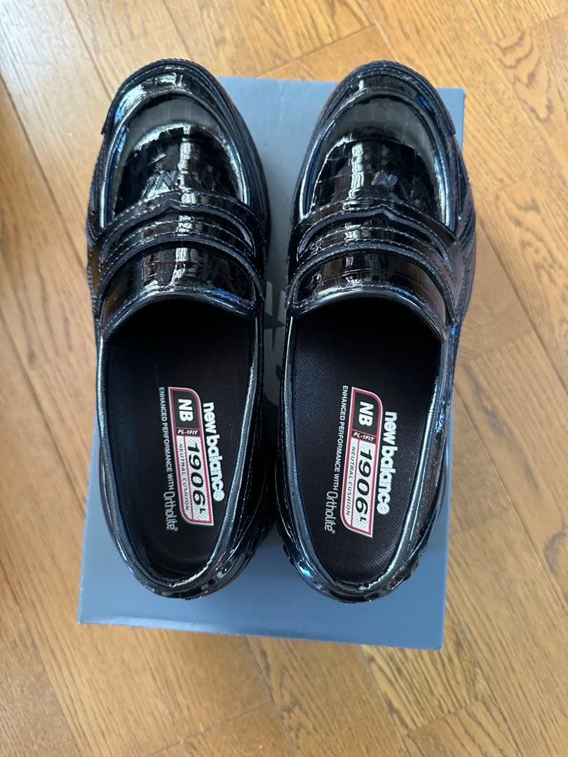 new balance NB 1906 ブラックローファー 24.5cm