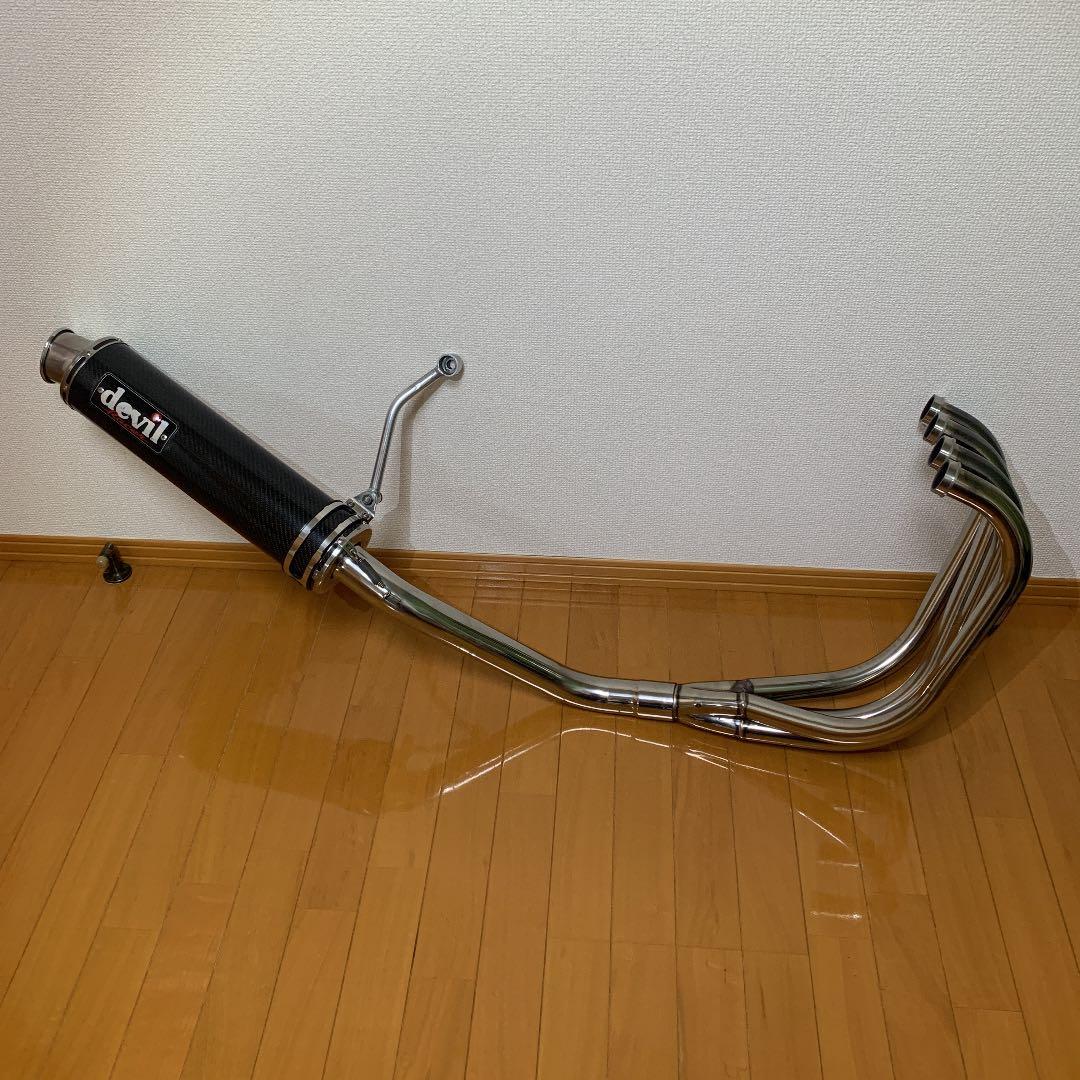 devil デビル マフラー フルエキ カーボン ZRX400 - メルカリ