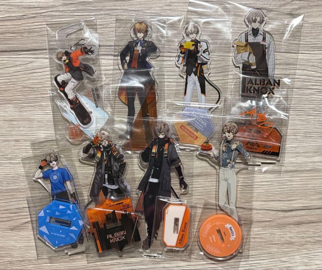アルバーンノックス アクリルスタンド 8点まとめ売り - メルカリ