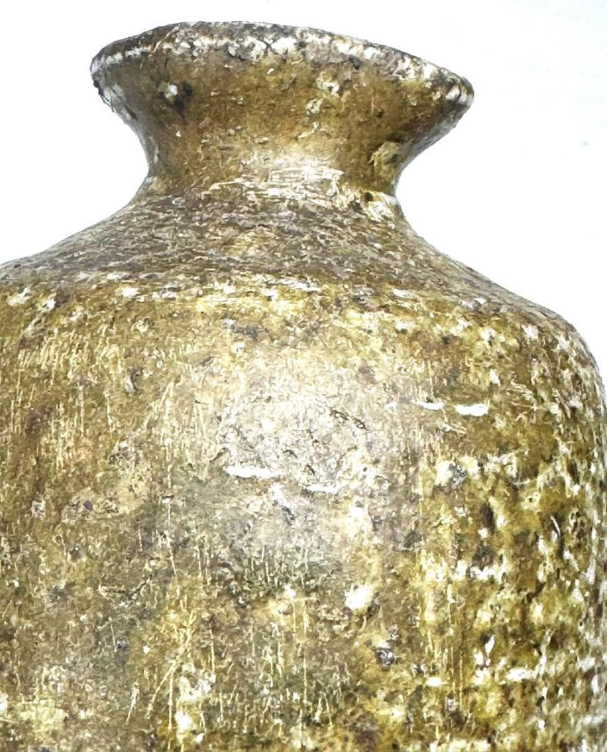 桃山〜江戸初期 古唐津 青唐津徳利 無傷 箱付 時代物 古美術 WWTT233の