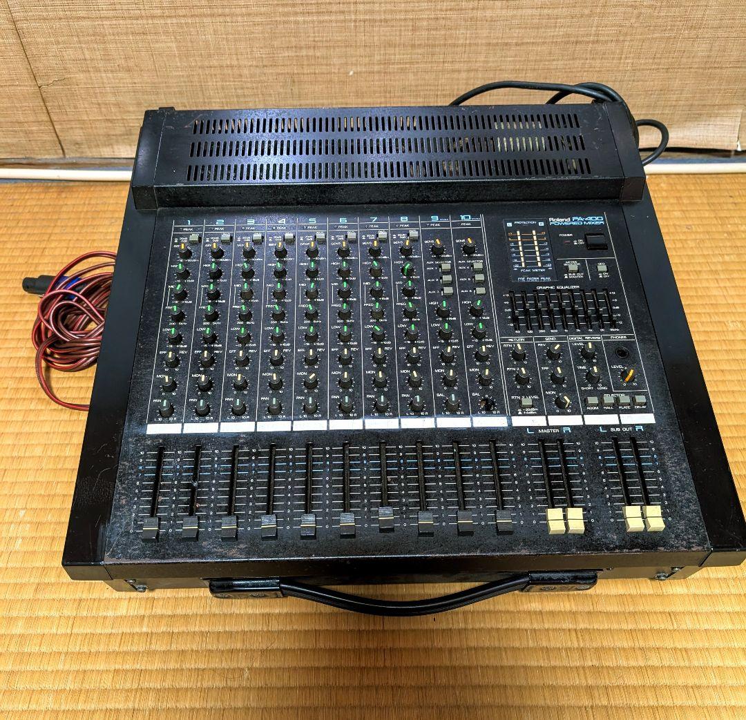 Roland PA400アナログパワードミキサー 10チャンネル中古 - メルカリ