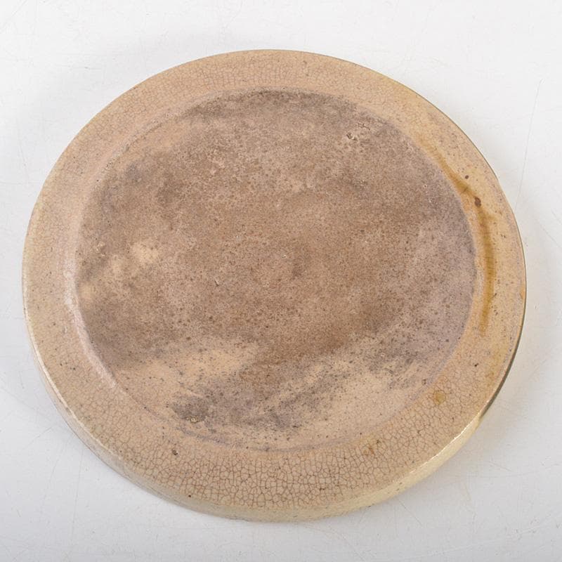 美濃焼 織部焼 飾り皿 石皿 行灯皿 C 6540