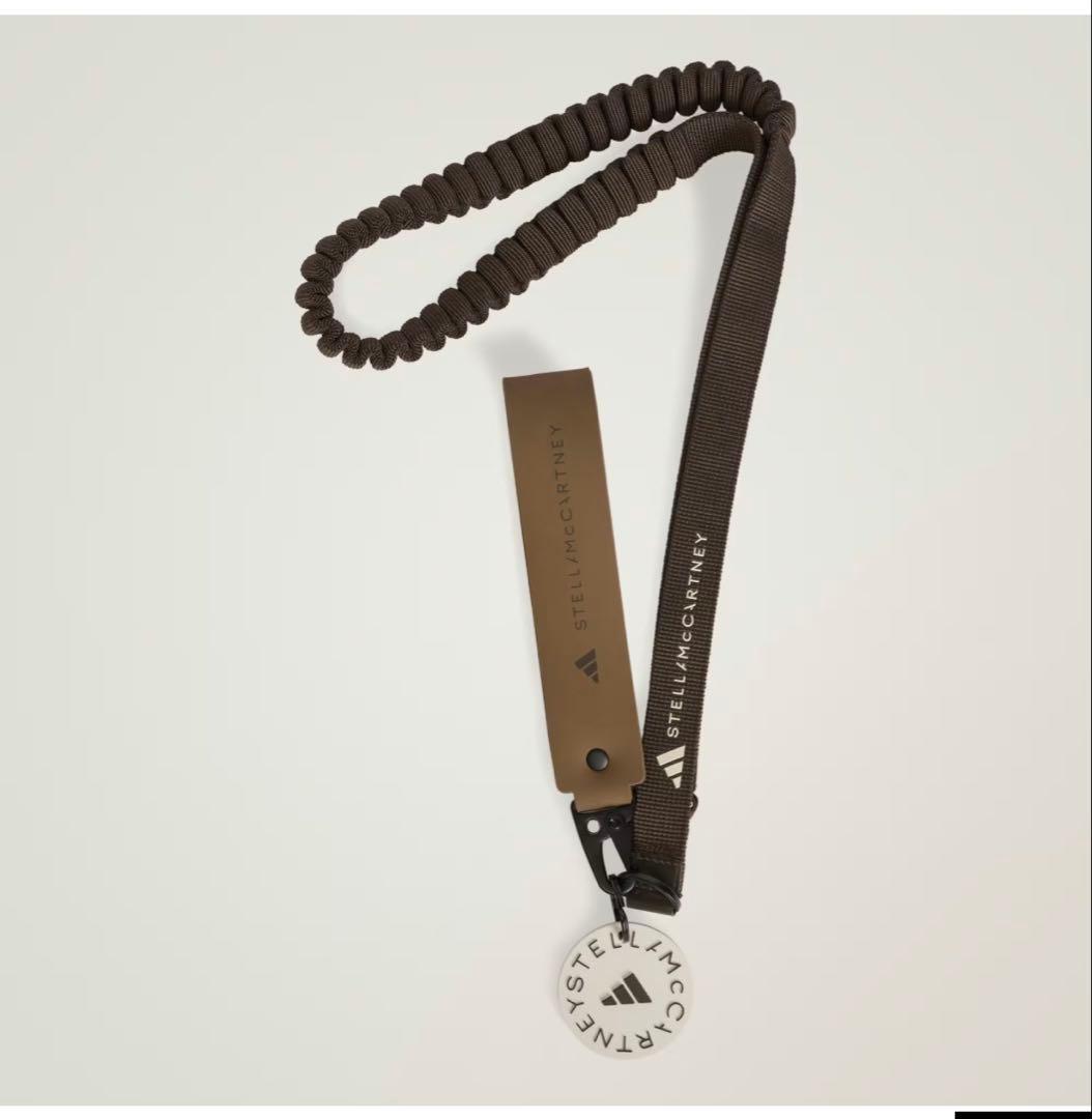 【完売アイテム】STELLA McCARTNEY ブラウンナイロンストラップ STELLA McCARTNEY(ステラ マッカートニー)】 ロゴ ロープメッシュ