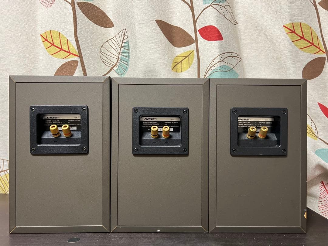 美品 BOSE ボーズ120 121 スピーカーペア セット 連番 おまけ付き
