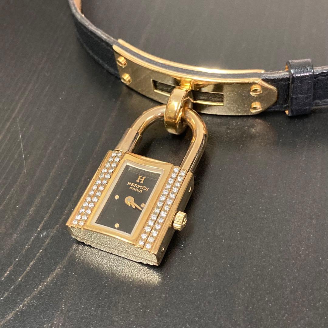 エルメス ケリーウォッチ ダイヤベゼル レディース 時計 HERMES - メルカリ