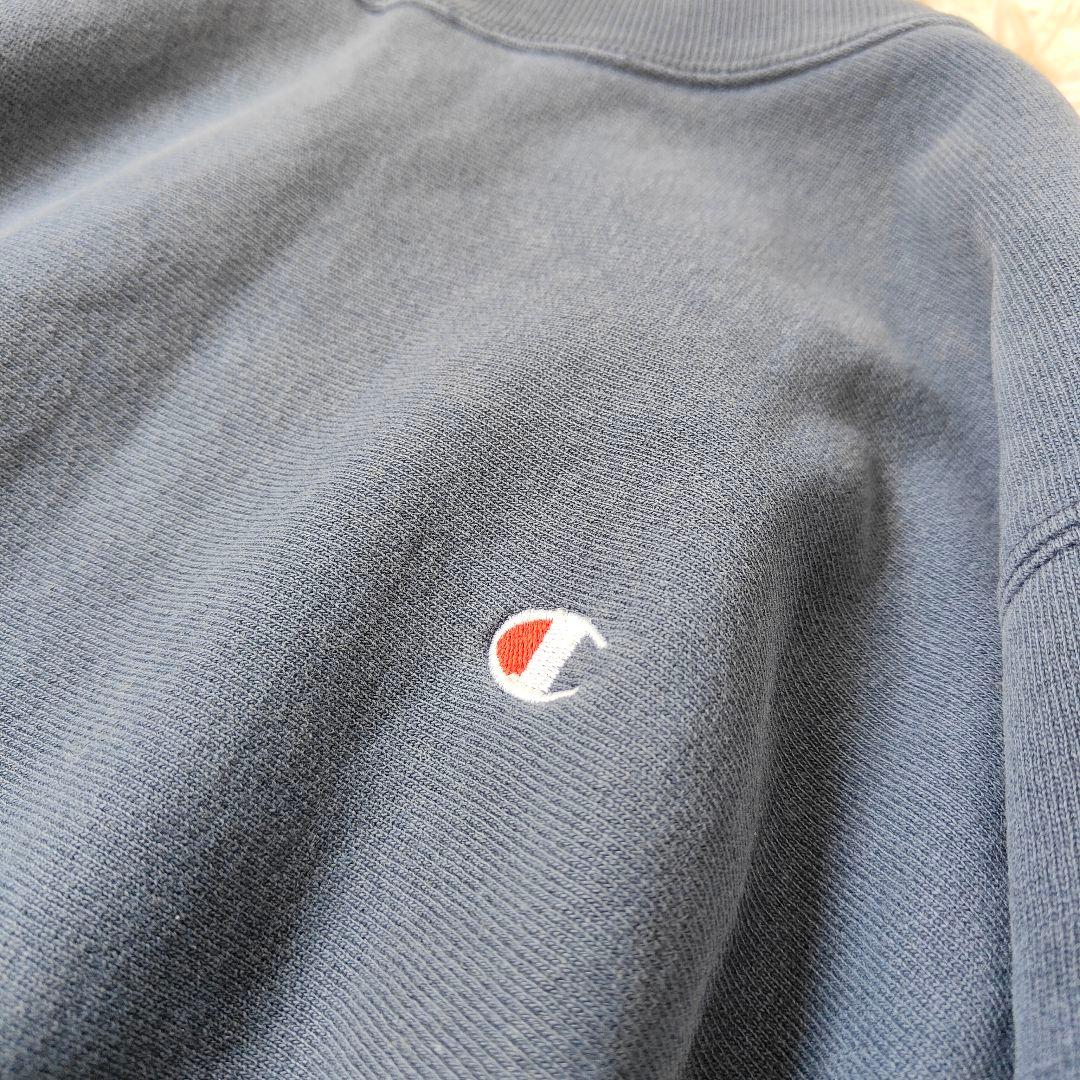 チャンピオン リバースウィーブ ネイビー 目あり 80s USA製 - メルカリ