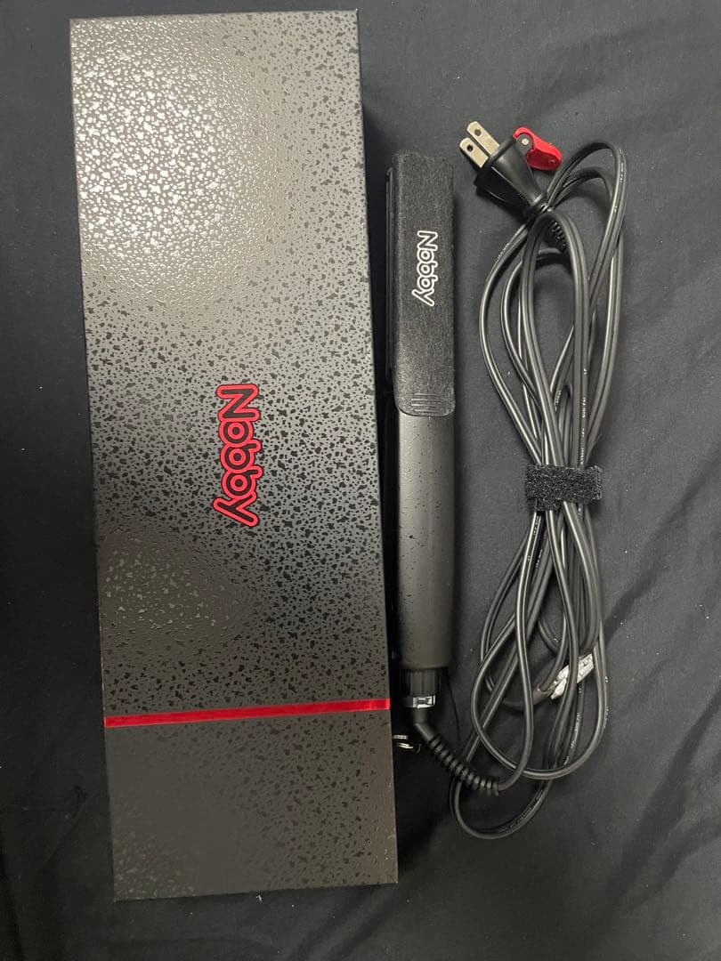 箱保証書付き NobbyストレートヘアアイロンNBS1200