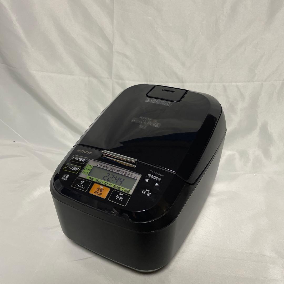 22年製5.5合 日立 圧力&スチームふっくら御膳 RZ-TS105M ブラック ふっくら御膳 日立 IHジャー炊飯器 5.5合 ふっくら御膳 RZ-TS105M