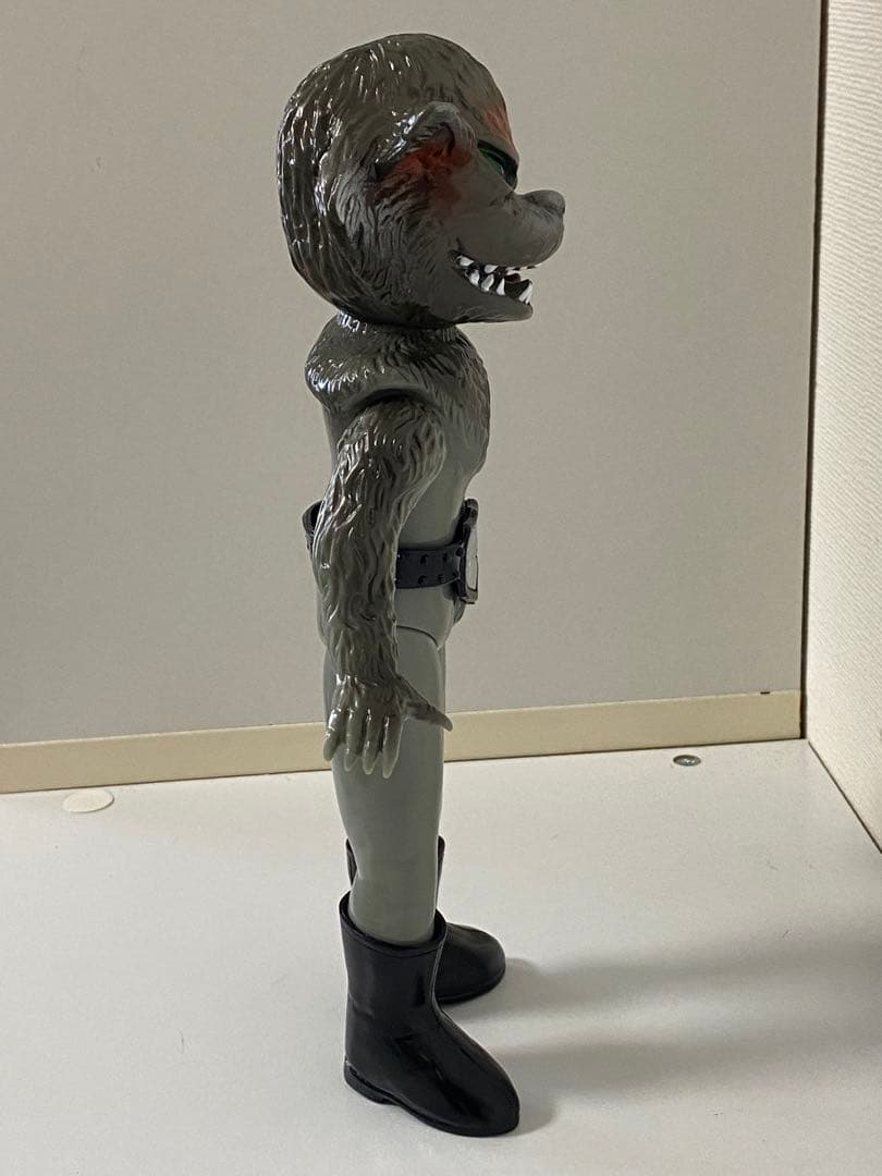 仮面ライダー/ソフビ/ユニファイブ/人形/レトロ/怪人/オオカミ男