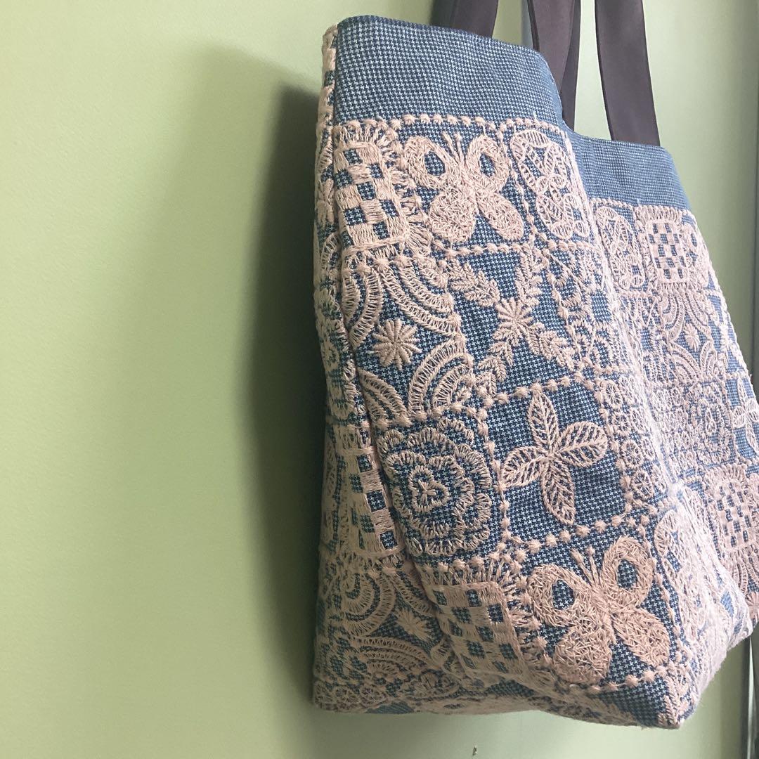 アップル17様専用です！ミナペルホネン大きめトートバッグハンドメイド