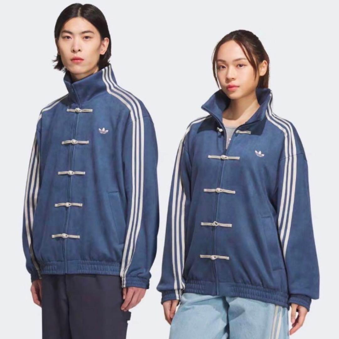 新品XL⭐️adidas 中国限定 巳年 チャイナトラックジャケット ネイビー