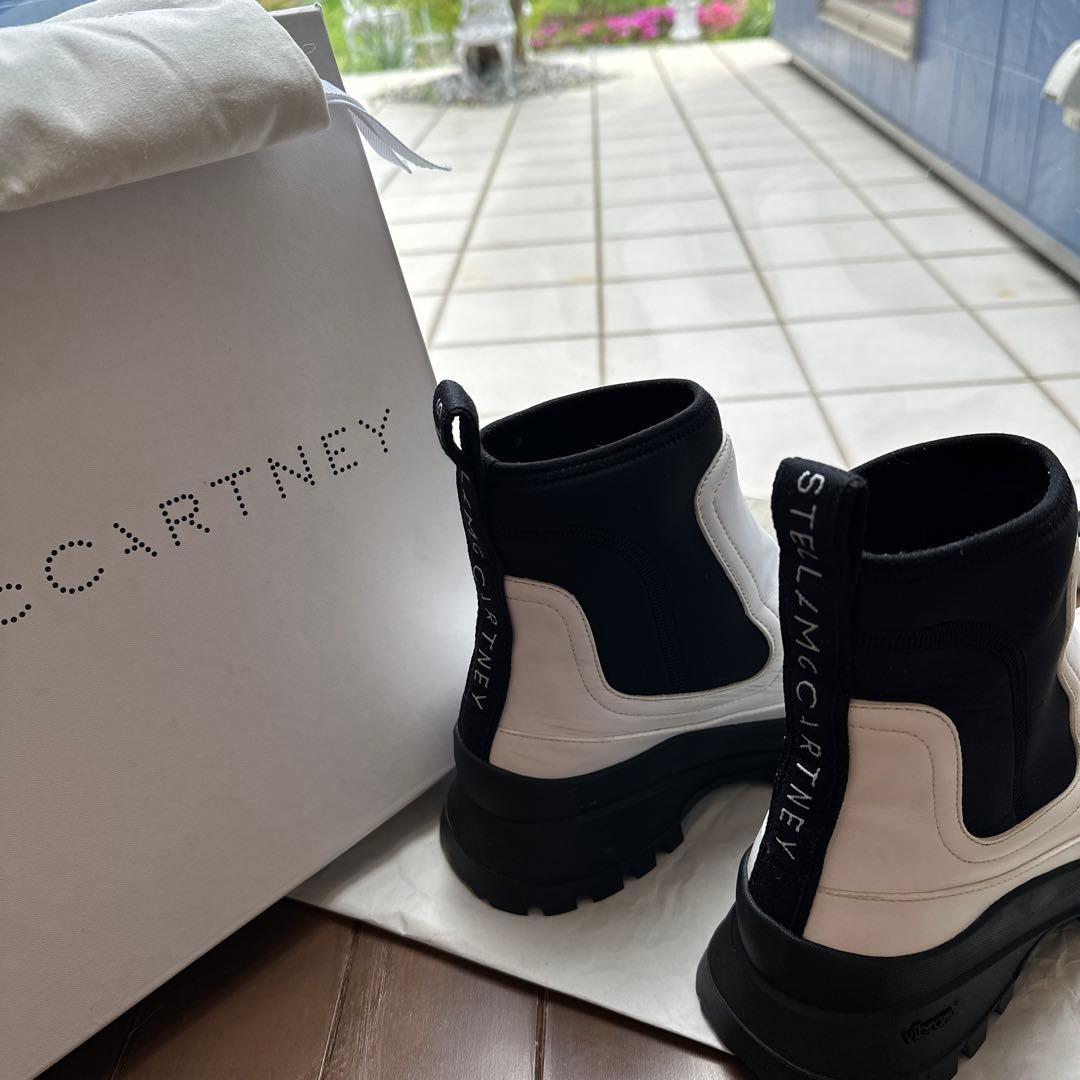 中古　Stella Mccartney ブーツ　レインブーツ STELLA MCCARTNEY (ステラマッカートニー) トレース チェルシー ブーツ