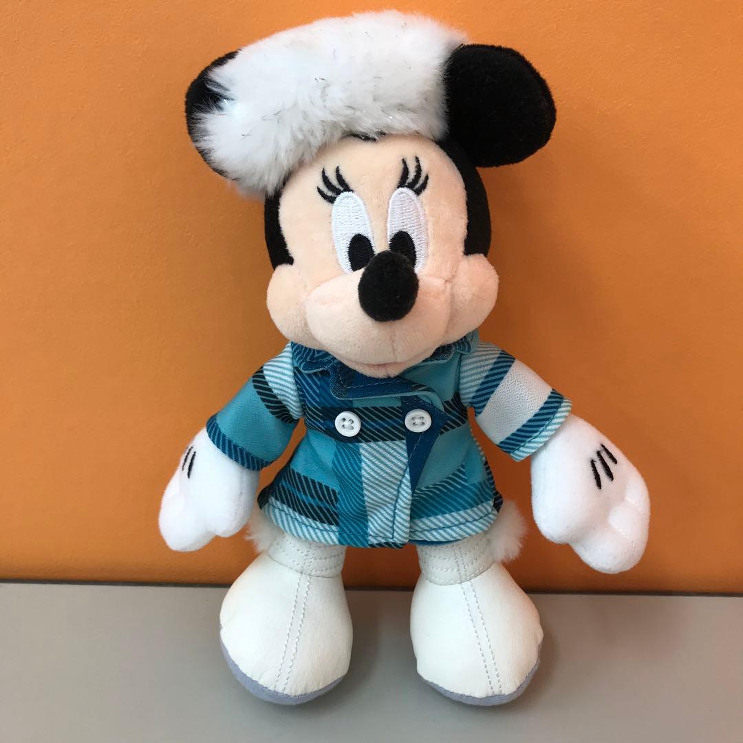 ディズニーリゾート ミニーのスタイルスタジオ 冬服 ぬいぐるみバッジ