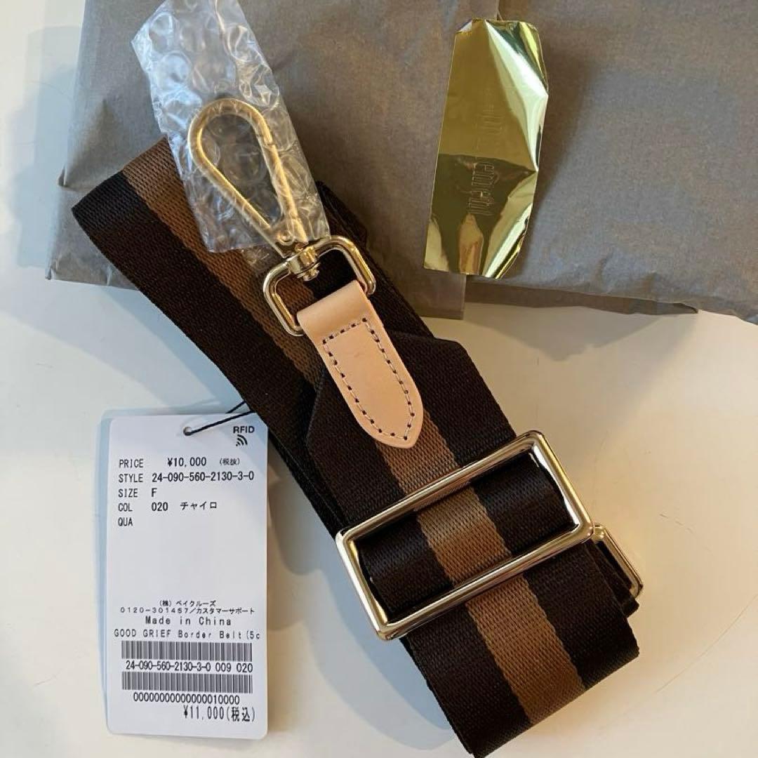 新品 L'Appartement GOOD GRIEF!/Border Belt - メルカリ