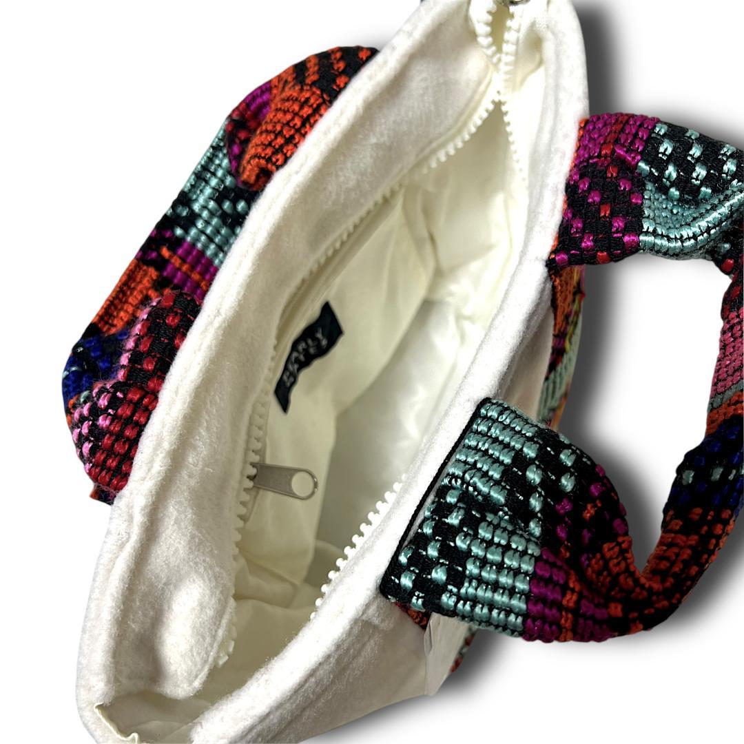 パーリーゲイツ ソフトボア ロゴ刺繍 フリンジハンドル カートバッグ