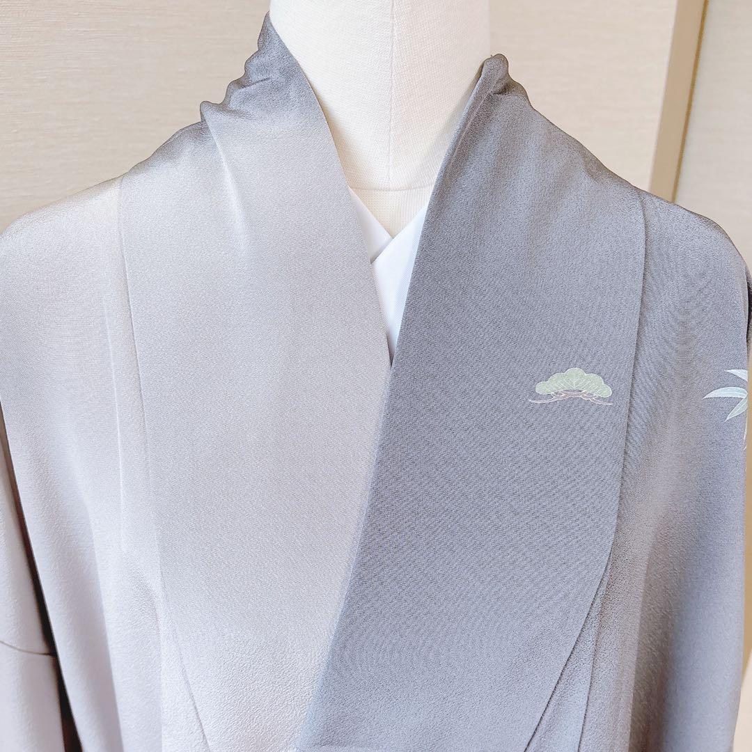 美品 田村哲彦 訪問着 フルセット 裄68 本加賀友禅 卒業式 入学式 M S