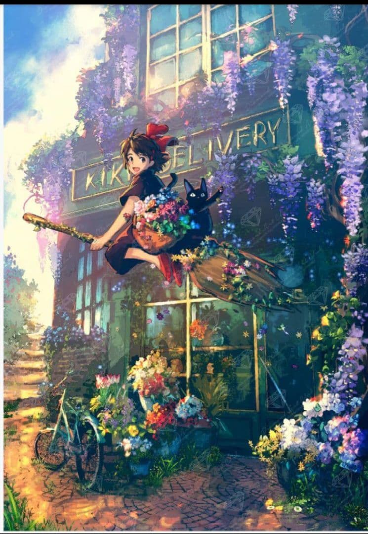 ダイヤモンドアートクラブ　フラワーデリバリー ダイヤモンドアートクラブ Flowerdelivery（v2）キット と Under the