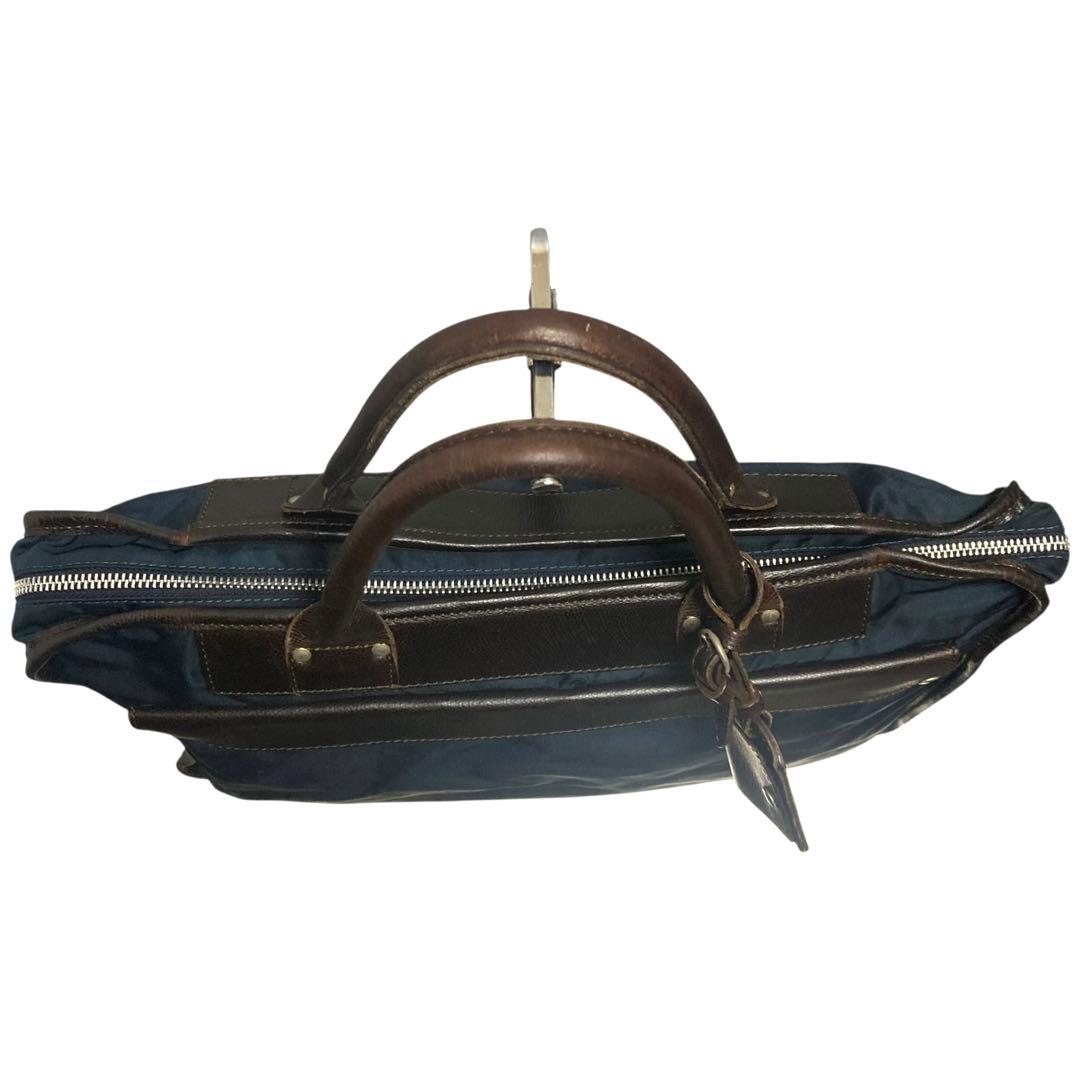 美品 フェリージ ビジネスバッグ A4収納可 ナイロン ネイビー 8637