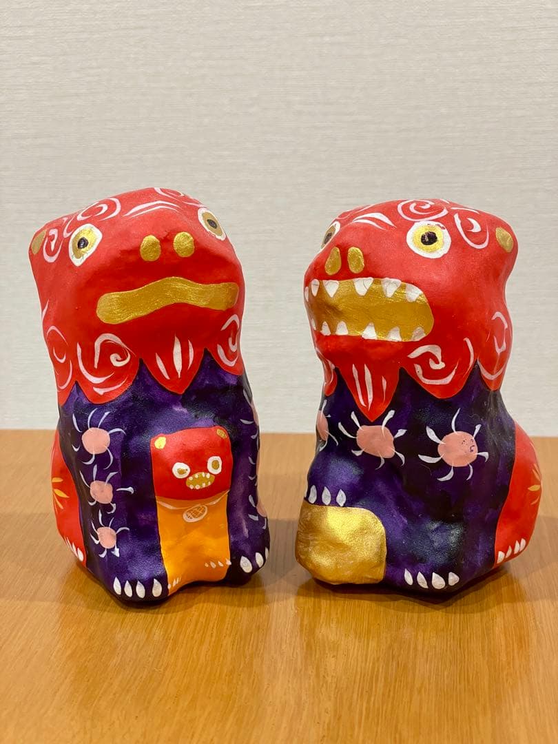 玩具ロードワークス 豊永盛人】沖縄 琉球張子 シーサー