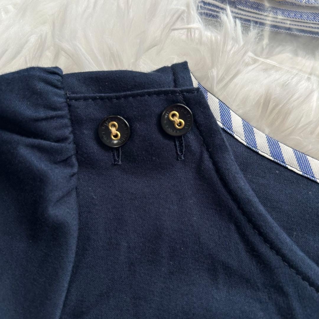 ✨新品✨バーバリーブルーレーベル ベルト付きドッキングワンピース 38