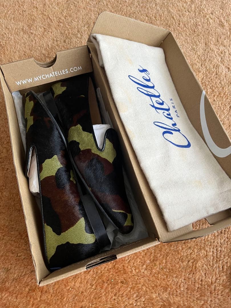 Chatelles シャテル　カモフラ　新品　ローファー　モカシン　マテオ 39 Chatelles シャテル カモフラ 新品 ローファー モカシン マテオ 39