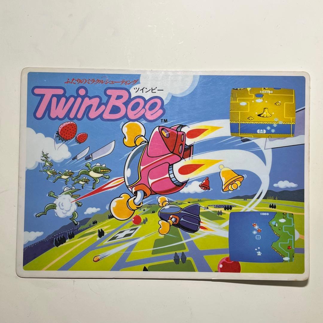 【当時物激レア】ツインビー 下敷き KONAMI コナミ アーケード ファミコン コナミ「ツインビー」レポートパッド/Konami 