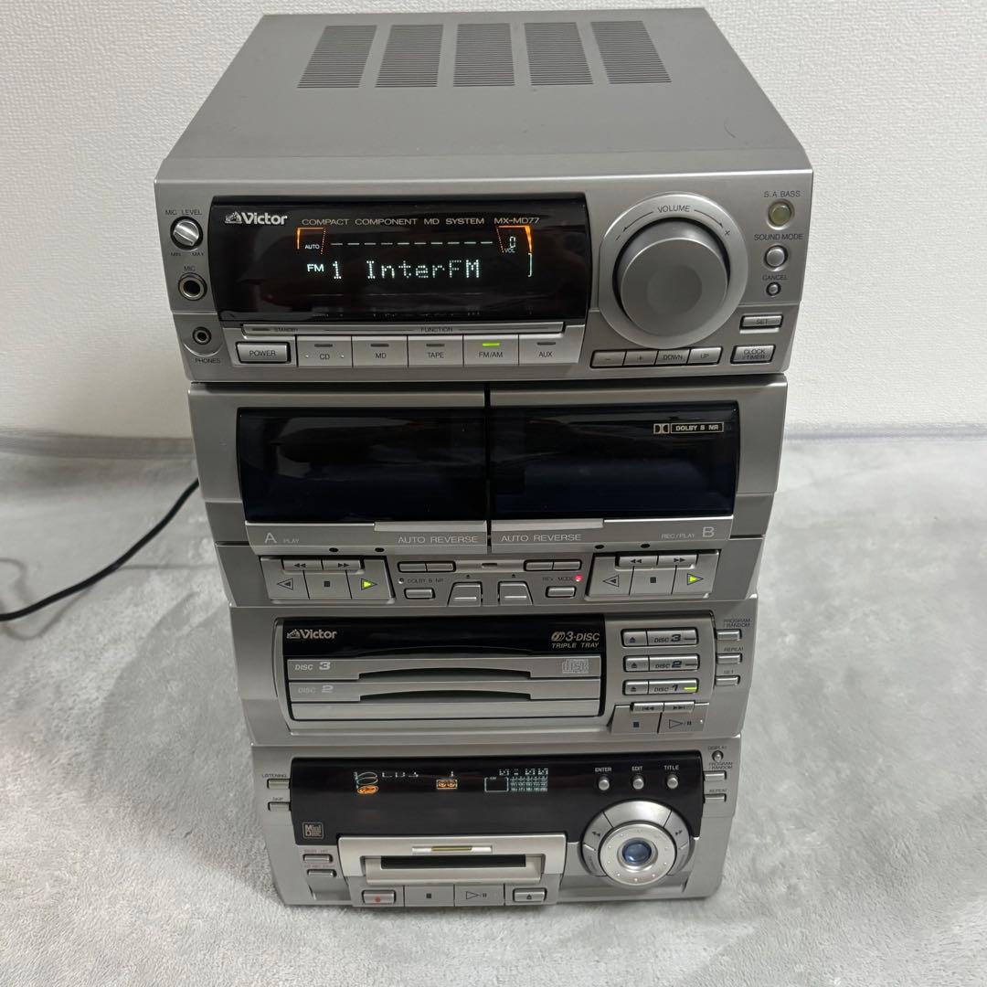 ジャンク品】Victor MX-MD77 ミニコンポ - メルカリ
