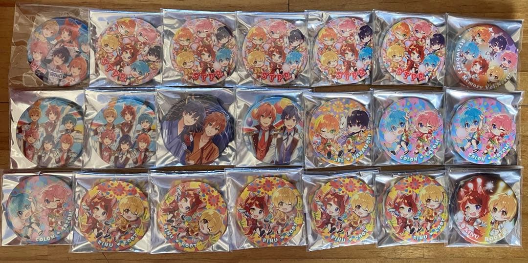 バラ売り可すとぷり 全員集合/ペア缶バッジ ななジェル/さところ/るぅ