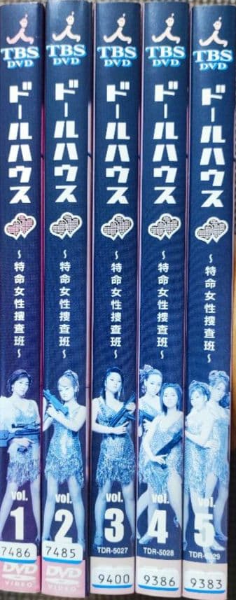 DVD　ドールハウス特命女性捜査班　全巻セット　全５巻