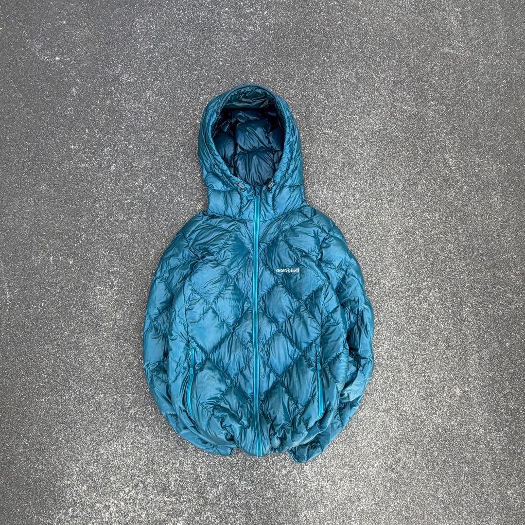 極美品 00s montbell キルティング アルパインダウンパーカ テック系