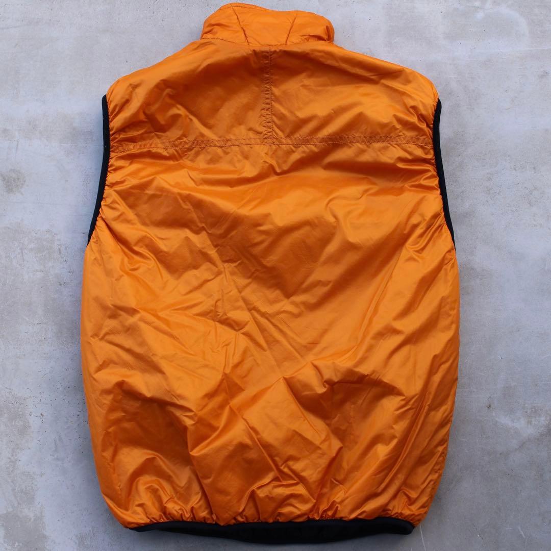 90's MOONSTONE ムーンストーン リバーシブルベスト ORG×BLK - メルカリ