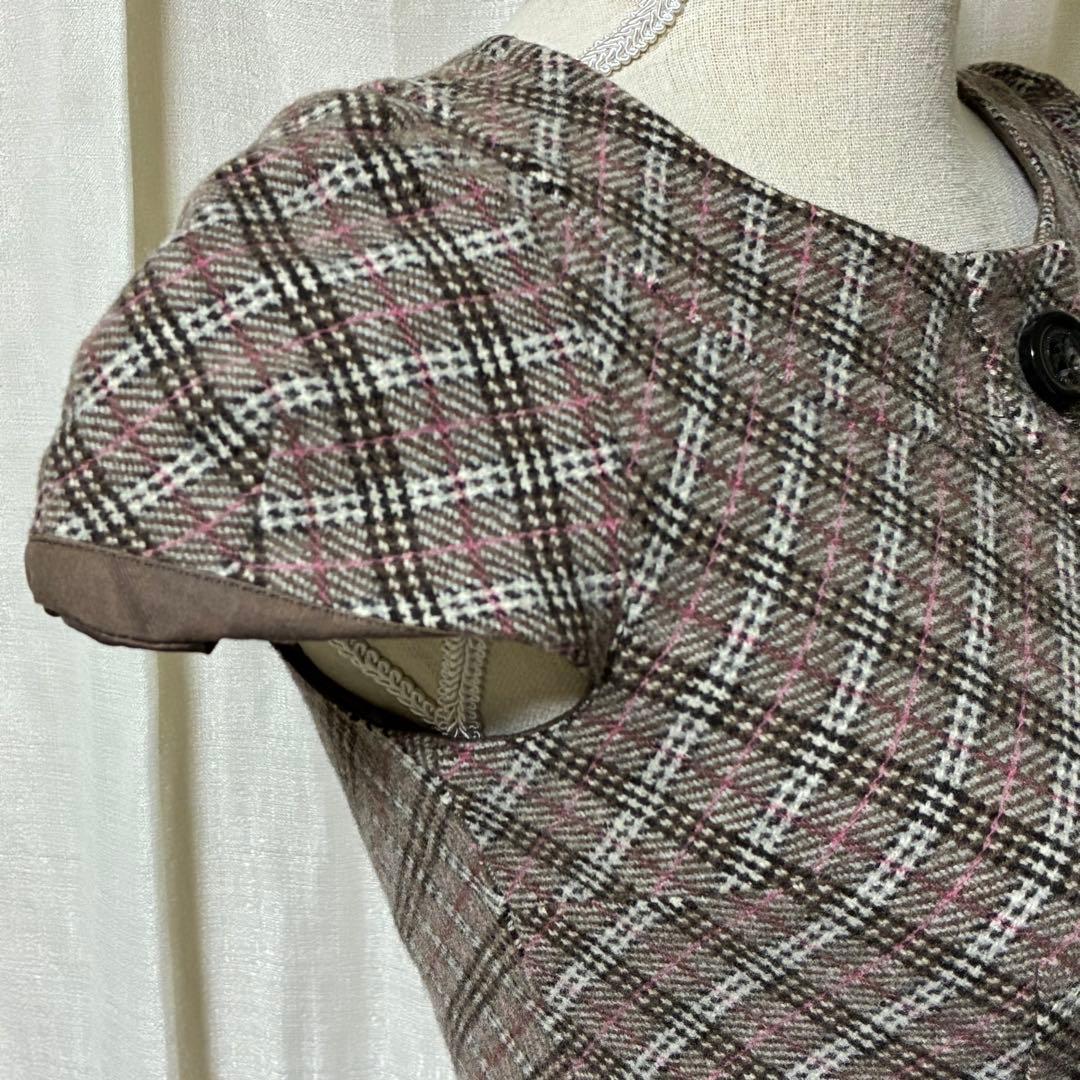 バーバリーブルーレーベル ミニワンピース ノバチェック 吉川ひなの