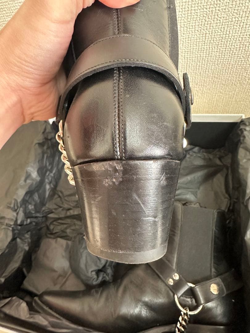 さしす様 専用！celine カマルグ バイカーチェルシーブーツ カーフ