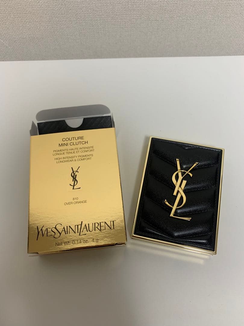 イヴサンローラン　クチュール ミニ クラッチ　810 -オーバー オランジュ