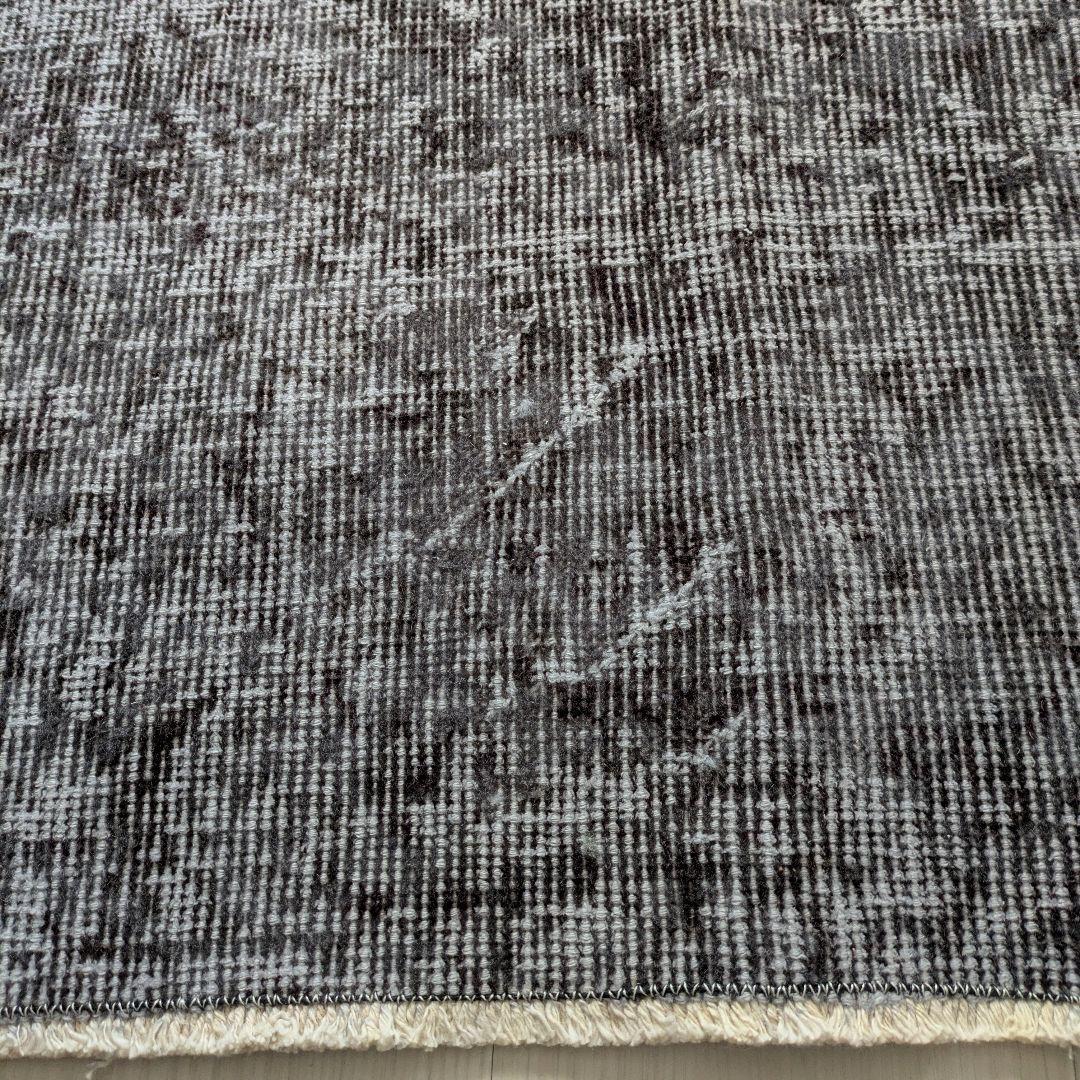 111×207 オーバーダイニュアンスグレー トルコヴィンテージラグ