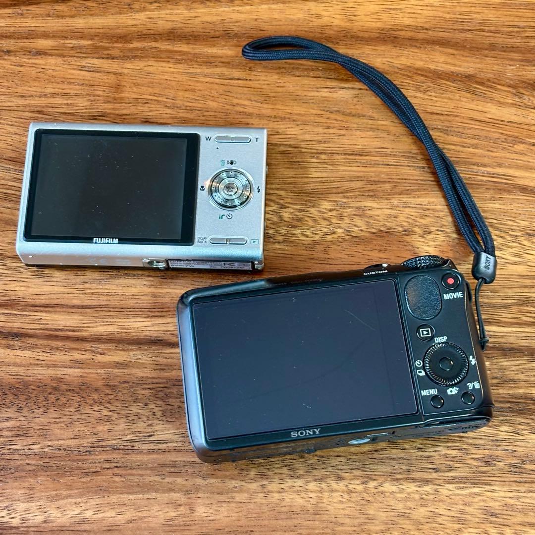 ジャンク品☆コンパクトデジタルカメラ2台セットの通販はau PAY