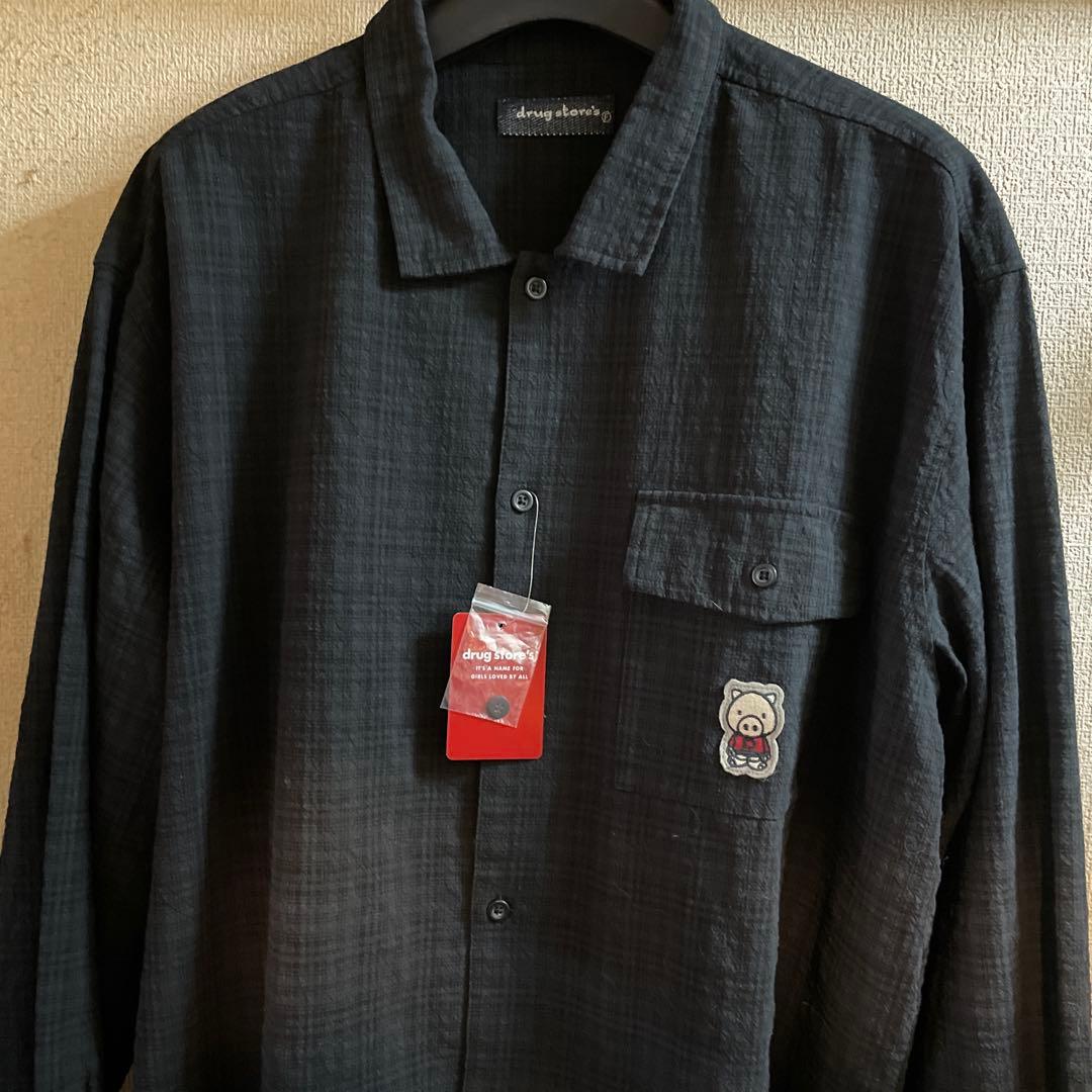 ビッグシャツ 3L～4Lサイズ【色は黒】《定価》¥11,550商品‼️最終価格‼️