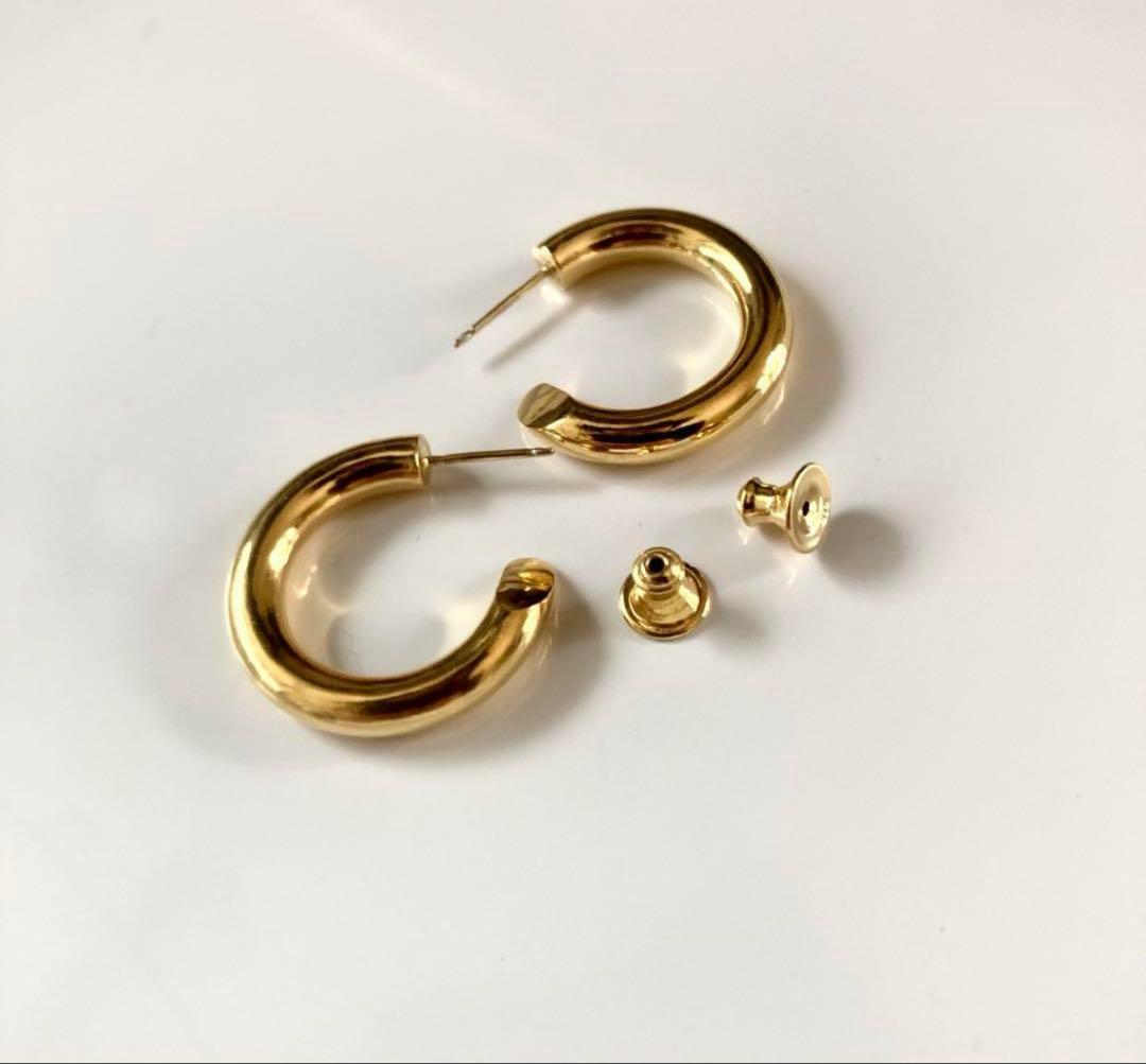 常田大希着用 ゴールドメッキ フープピアス - メルカリ