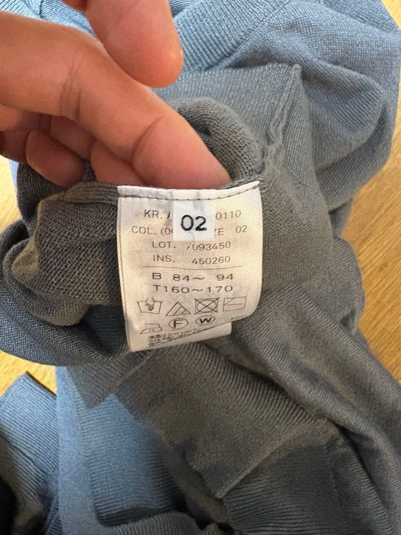 ATON 定価5.6万円GARMENT DYED SILK WASHI - メルカリ