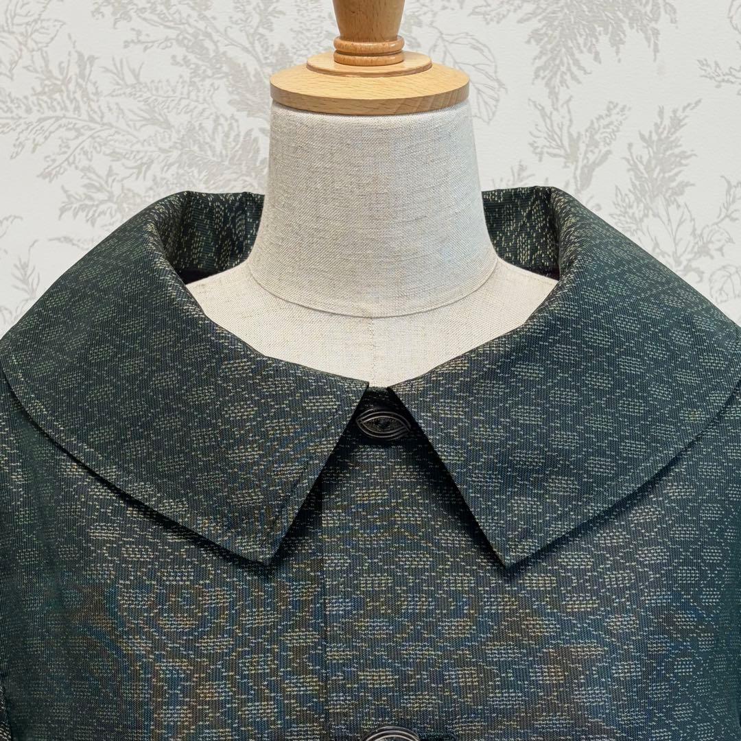 楊貴妃様専用】着物リメイク大島紬と上質な紬のリバーシブルコート